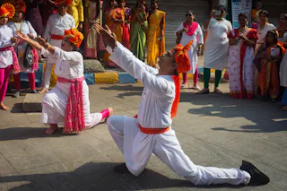 Folk dance at the cultural evening